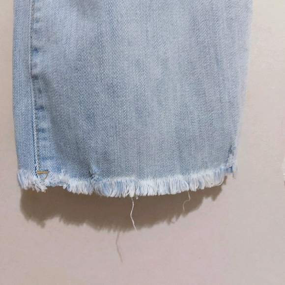 RSQ Sydney Crop Flare High Rise Light Wash Jeans - Picture 9 of 11